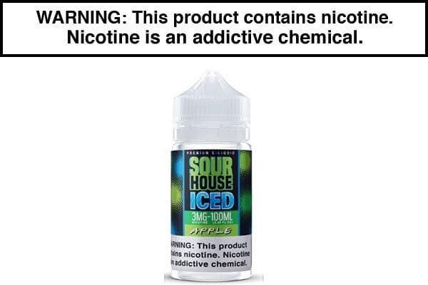 Apple Iced by Sour House E Liquid - 100mL - Vape Juice