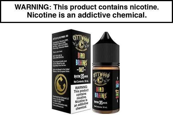 Bird Brains by Cuttwood Salt - 30mL - Vape Juice