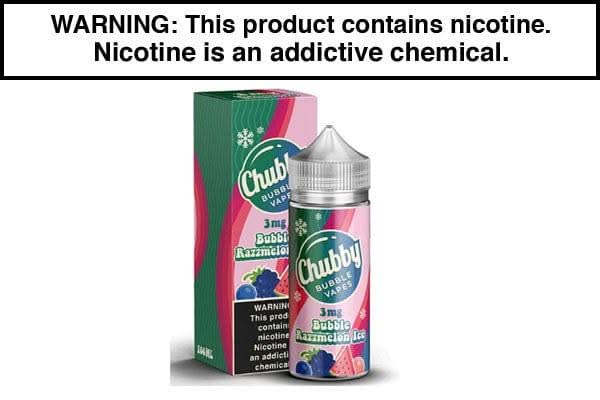 Bubble Razzmelon Ice by Chubby Bubble Vapes 100ML Bubble Razzmelon Ice by Chubby Bubble Vapes 100ML