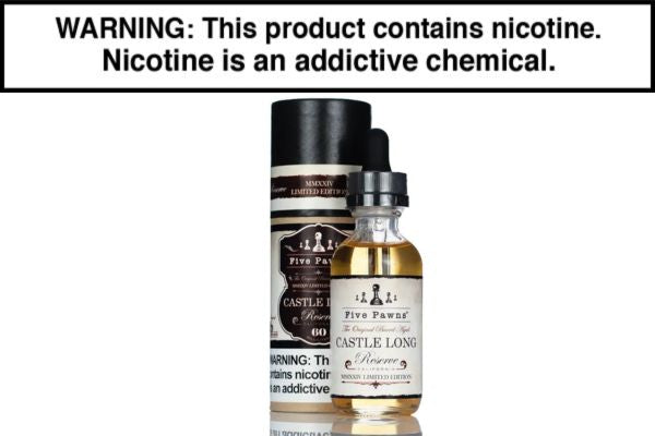 Castle Long Reserve By Five Pawns E-Liquid 60ml