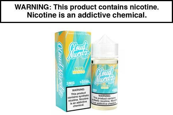 ALOE MANGO ICED BY CLOUD NURDZ TFN 100ML ALOE MANGO ICED BY CLOUD NURDZ TFN 100ML