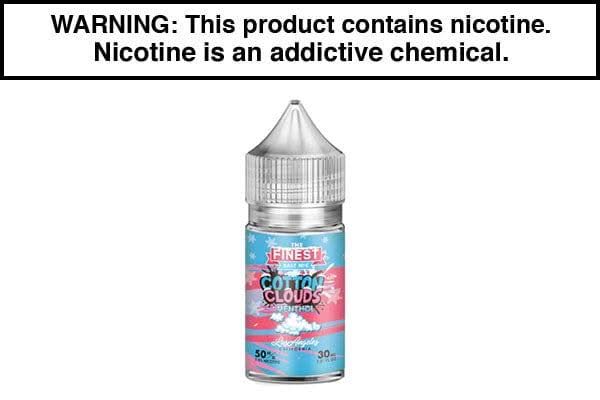 COTTON CLOUDS MENTHOL BY THE FINEST SALT NIC 30ML COTTON CLOUDS MENTHOL BY THE FINEST SALT NIC 30ML