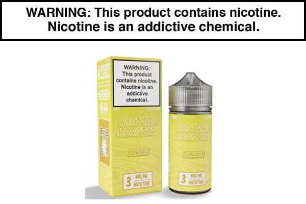 Banana Custard by Custard Monster - 100ML - Vape Juice
