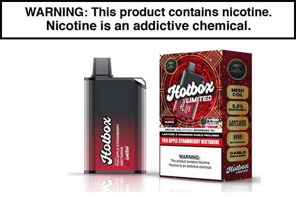 PUFF HOTBOX 7500 PUFF DISPOSABLE VAPE - $11.89 - Vape Juice