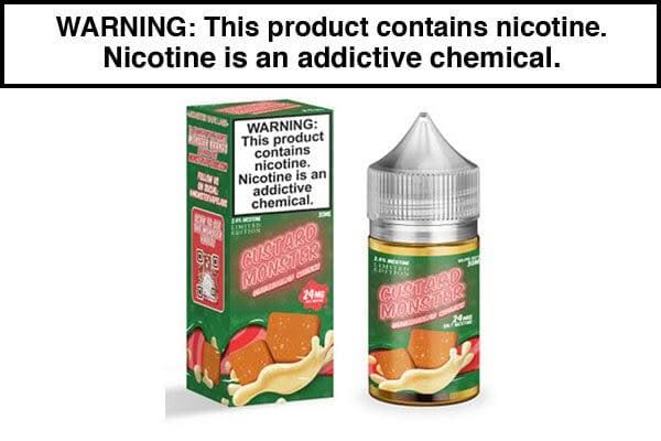 GINGERBREAD CRUNCH BY CUSTARD MONSTER SALT NIC 30ML GINGERBREAD CRUNCH BY CUSTARD MONSTER SALT NIC 30ML