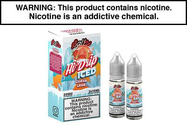 GUAVA LAVA ICED BY HI-DRIP SALTS 30ML (2x15ML) - Vape Juice