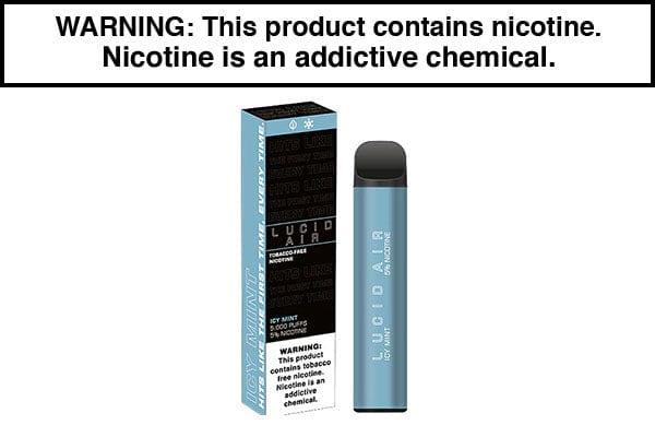 Lucid AIR Disposable Vape 16.7mL 7000 Puffs - $12.90 Lucid AIR Disposable Vape 16.7mL 7000 Puffs - $12.90