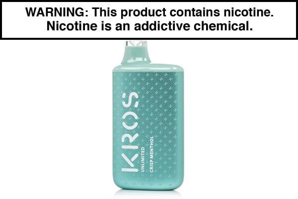 KROS UNLIMITED DISPOSABLE VAPE - 6000 PUFFS KROS UNLIMITED DISPOSABLE VAPE - 6000 PUFFS