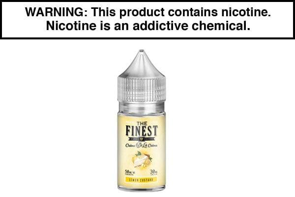 lemon vape liquid LEMON CUSTARD BY THE FINEST SALT NIC 30ML