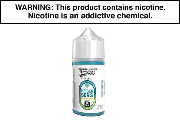 HEISENBERG LEMON SOUR MENTHOL BY INNEVAPE SALTS 30ML HEISENBERG LEMON SOUR MENTHOL BY INNEVAPE SALTS 30ML