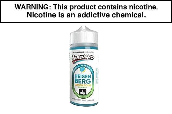 HEISENBERG LEMON SOUR MENTHOL BY INNEVAPE 100ML HEISENBERG LEMON SOUR MENTHOL BY INNEVAPE 100ML
