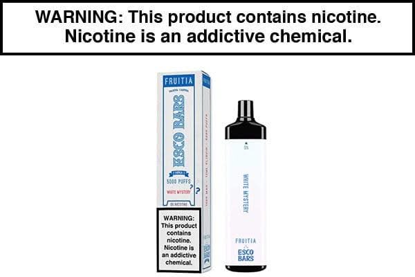 Fruitia X ESCO Bars Mega 5000 Puff Disposable - $13.50 - Vape Juice