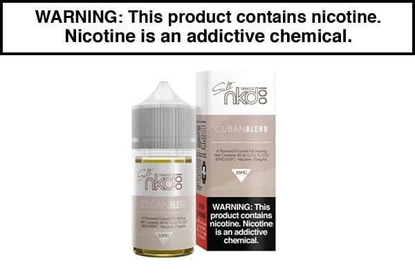 CUBAN BLEND BY NAKED SALT 30ML CUBAN BLEND BY NAKED SALT 30ML