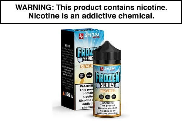 FROZEN PEACHES BY FROZEN VAPE CO SHIJIN VAPOR 100ML FROZEN PEACHES BY FROZEN VAPE CO SHIJIN VAPOR 100ML