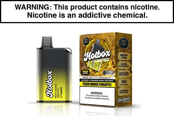 PUFF HOTBOX 7500 PUFF DISPOSABLE VAPE - $11.89 - Vape Juice