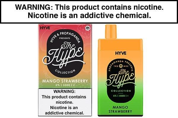 HYVE X PROPAGANDA HYPE DISPOSABLE VAPE - 5000 PUFFS - $12.49 HYVE X PROPAGANDA HYPE DISPOSABLE VAPE - 5000 PUFFS - $12.49