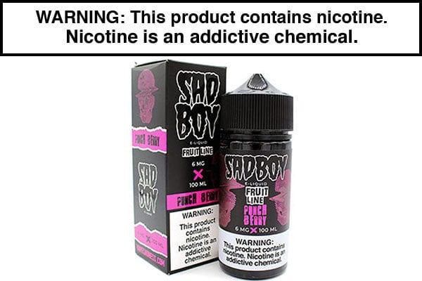 PUNCH BERRY BY SADBOY E LIQUID 100ML PUNCH BERRY BY SADBOY E LIQUID 100ML