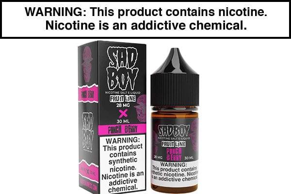 mucho berry vape juice PUNCH BERRY BY SADBOY SALT 30ML