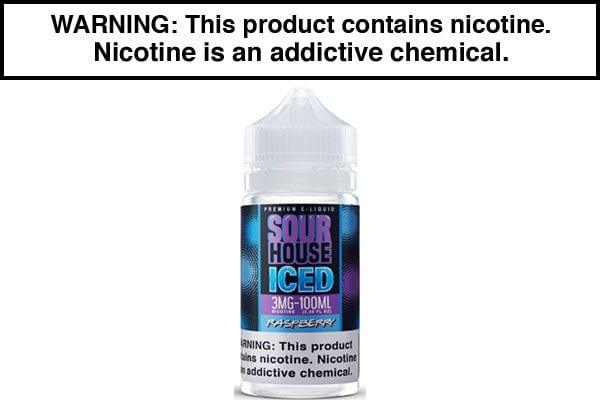 Raspberry Iced by Sour House E Liquid - 100mL - Vape Juice