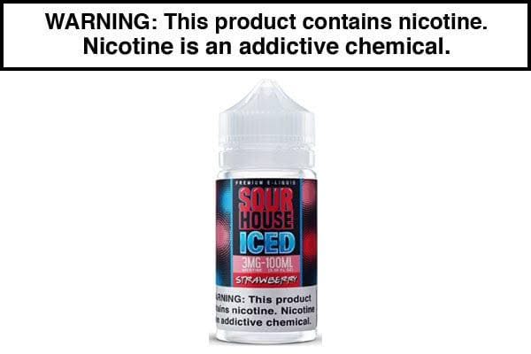 Strawberry Iced by Sour House E Liquid - 100mL - Vape Juice