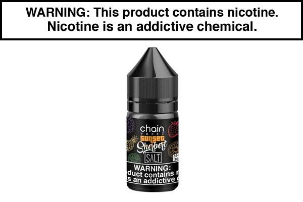 Sunset Sherbert by Chain Vapez Salt - 30mL - Vape Juice