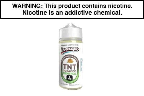 TNT TOBACCO MENTHOL BY INNEVAPE 100ML TNT TOBACCO MENTHOL BY INNEVAPE 100ML