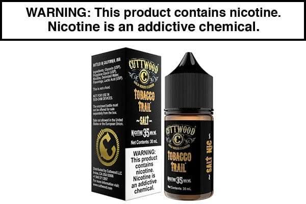 Tobacco Trail by Cuttwood Salt - 30mL Tobacco Trail by Cuttwood Salt - 30mL