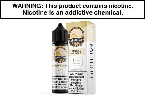 VANILLA CRUMBLE BY AIR FACTORY 60ML