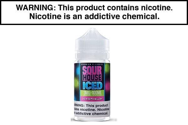 Watermelon Iced by Sour House E Liquid - 100mL - Vape Juice