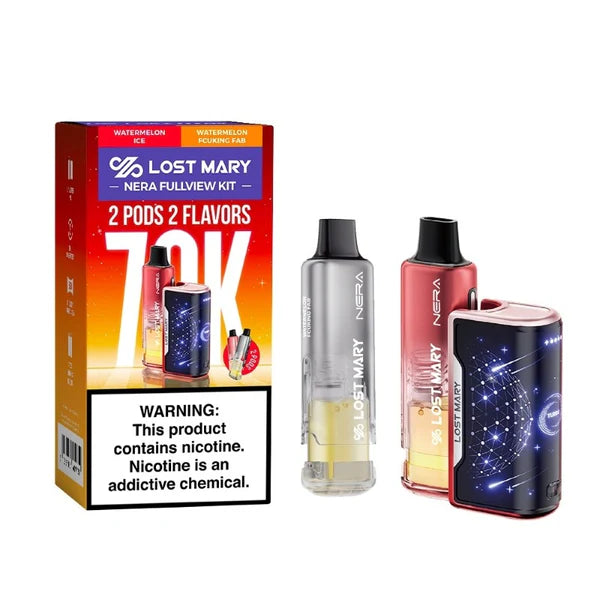 LOST MARY NERA FULLVIEW 70K DISPOSABLE FULL KIT | $16.99 - Vape Juice