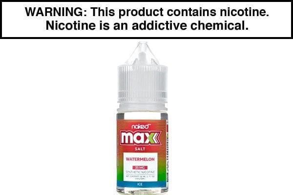 big vapes refillable WATERMELON ICE BY NAKED MAX 30ML