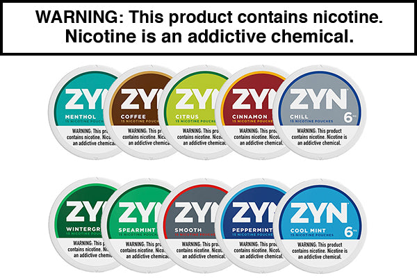 ZYN NICOTINE POUCHES