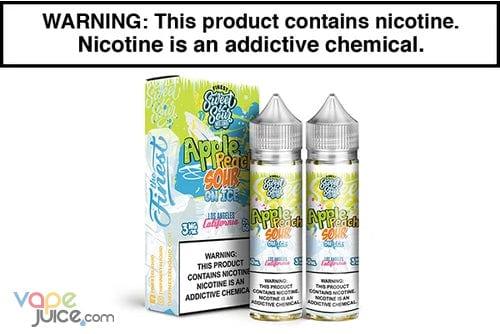 Apple Peach Sour Rings On Ice - The Finest Sweet & Sour Series 120ML - Vape Juice