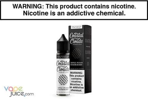 Apple Peach Strawberry - Coastal Clouds 60ml - Vape Juice