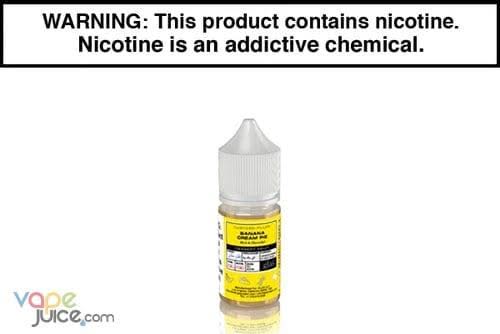 BANANA CREAM PIE BY GLAS BASIX NIC SALTS 30ML