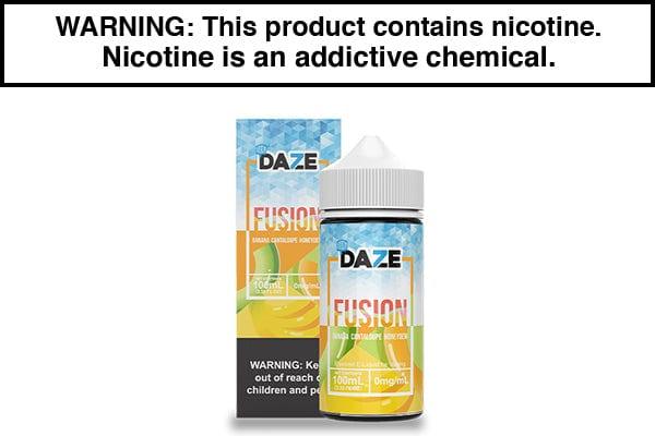 cantaloupe vape juice Banana Honeydew Cantaloupe Iced by 7 Daze Fusion