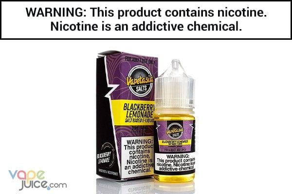 elf bar vape uk BLACKBERRY LEMONADE BY VAPETASIA SALT 30ML