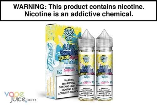 Blue Berries Lemon Swirl ON ICE by The Finest Sweet & Sour - 120ML Blue Berries Lemon Swirl ON ICE by The Finest Sweet & Sour - 120ML