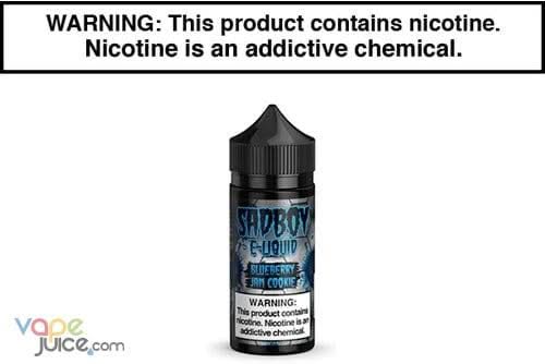 blueberry vape juice 100ml BLUEBERRY JAM COOKIE BY SADBOY E LIQUID 100ML