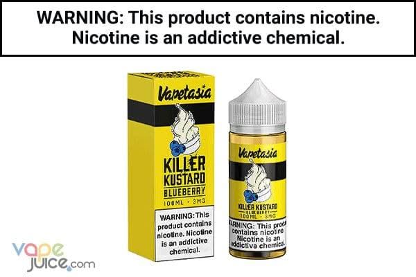 Blueberry Killer Kustard by Vapetasia - 60ML/100ML - Vape Juice