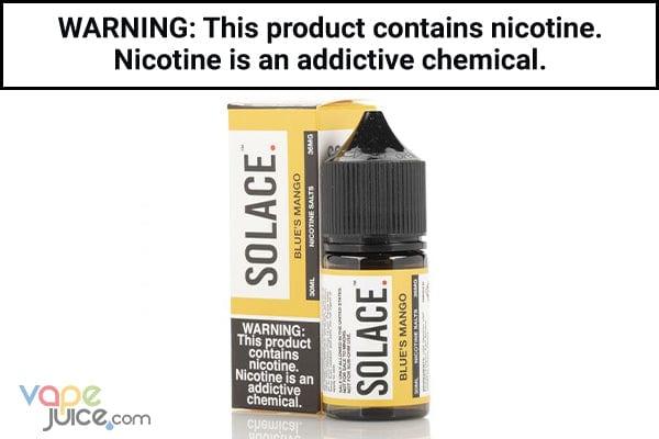 BLUE'S MANGO BY SOLACE NICOTINE SALT 30ML - Vape Juice