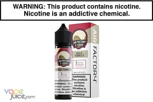 Bold Tobacco by Air Factory - 60ml - Vape Juice