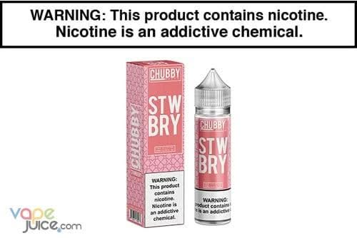 Bubble Strawberry by Chubby Bubble Vapes - 60ML - Vape Juice
