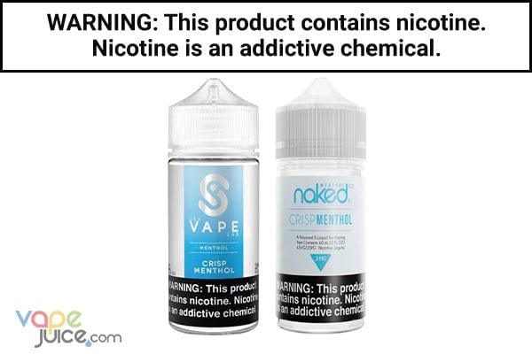 CRISP MENTHOL BY NAKED 100 60ML CRISP MENTHOL BY NAKED 100 60ML