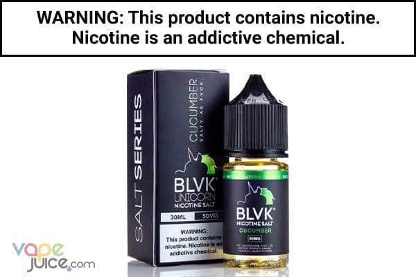 CUCUMBER BY BLVK UNICORN NICOTINE SALT 30ML - Vape Juice