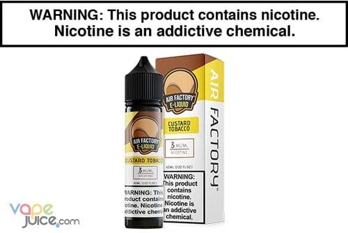 Custard Tobacco by Air Factory - 60ML - Vape Juice