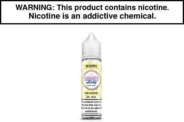 dinner lady vape juice Vanilla Custard by Dinner Lady