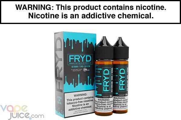 Ice Cream by FRYD E Liquid TFN - 120ML Tobacco Free Nicotine - Vape Juice