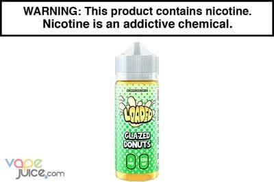 GLAZED DONUTS BY LOADED E LIQUID 100ML | 120ML GLAZED DONUTS BY LOADED E LIQUID 100ML | 120ML