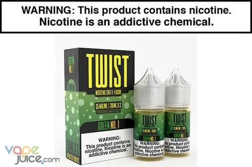 Green NO. 1 by Twist Salt - 60ML - Vape Juice